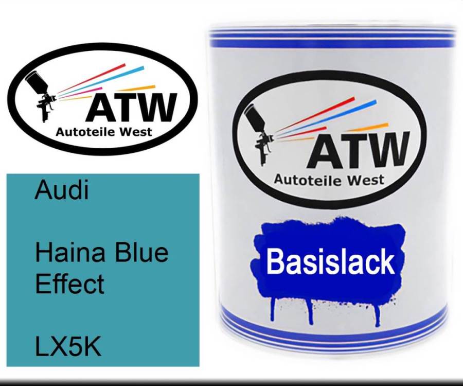 Audi, Haina Blue Effect, LX5K: 1L Lackdose, von ATW Autoteile West.